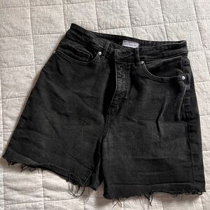 LOFT Black Jean Shorts
